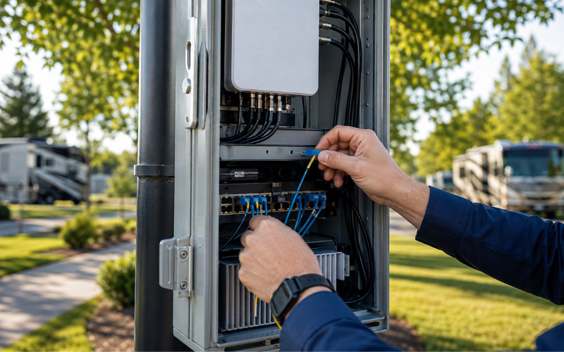 Professional network deployment